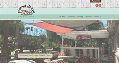 Desktop Screenshot of cornerhousecafe.com